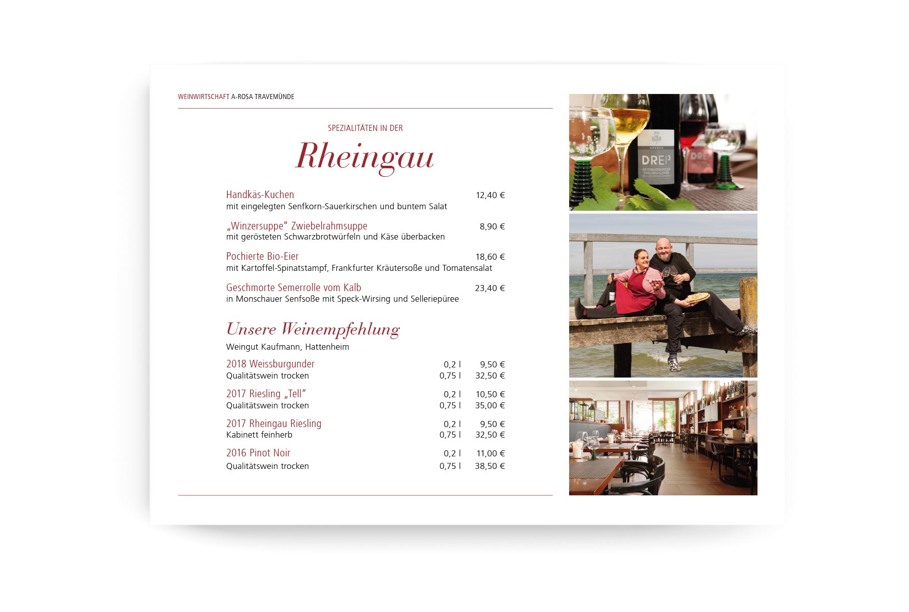 Hotel MSSNGR - Menu card menucard printed through Hotel MSSNGR Carbon